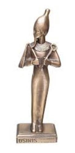 Estatua Figura Dioses Egipcios Zodiaco Baño En Bronce Mate