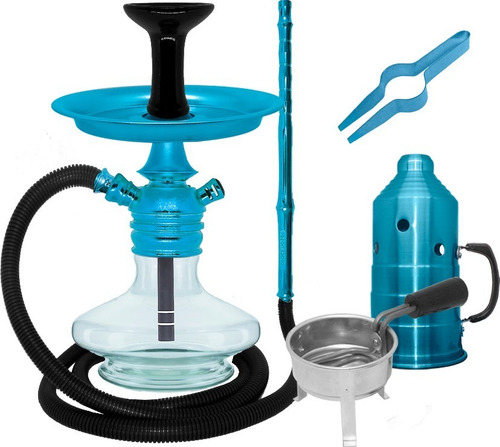 Narguile Black Hookah Mini Monster Completo Barato Fogareiro
