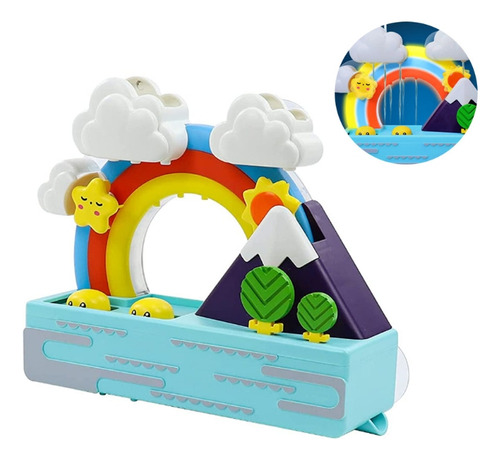 (b) Toys Track Game Rubber Duck Rainbow Waterfall Juguete Co