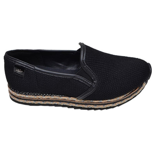 Tênis Feminino Casual Slip On Dakota Preto