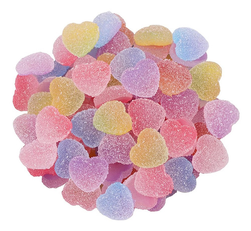 50 Piezas Jelly Sugar Soft Candy Slime Charms, Diy Craf...