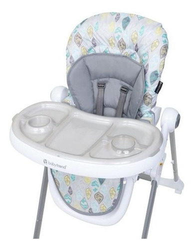 Silla Alta De Comer C/ Rueditas Bandeja Extraible Babytrend