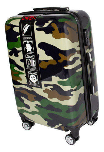 Owen Set X3 Valijas De Viaje Estampadas Rígidas Ow40006 6c