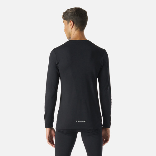 Polera Primera Capa Hombre Built To Move Negro