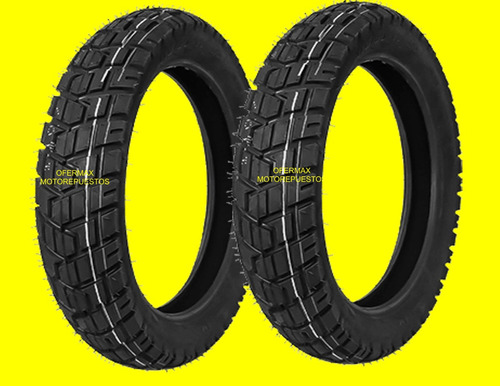 2 Llantas 110/90-17 Doble Proposito