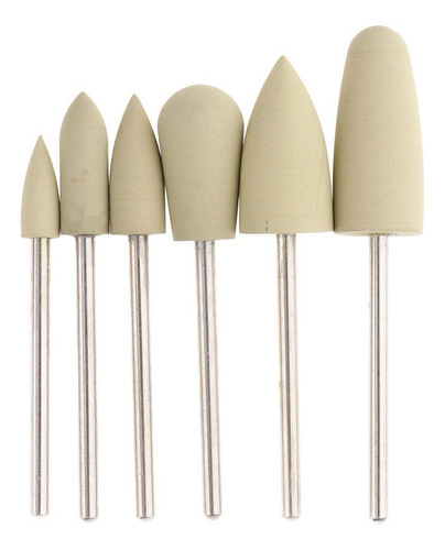 Broca De Silicona Para Uñas, 6 Piezas, Limpiador De 04