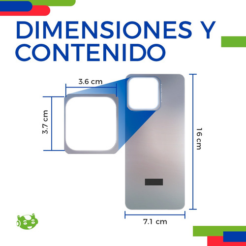 Tapa Trasera Compatible Con Honor X6 Vne-lx1 Vne-lx2 Vne-lx3