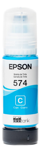 Epson Botella De Tinta Color Cyan Para L8050, Código T574220