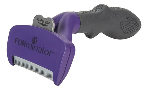 Cepillo Furminator Pelo Corto M/l Gato Mediano Grande Color Violeta