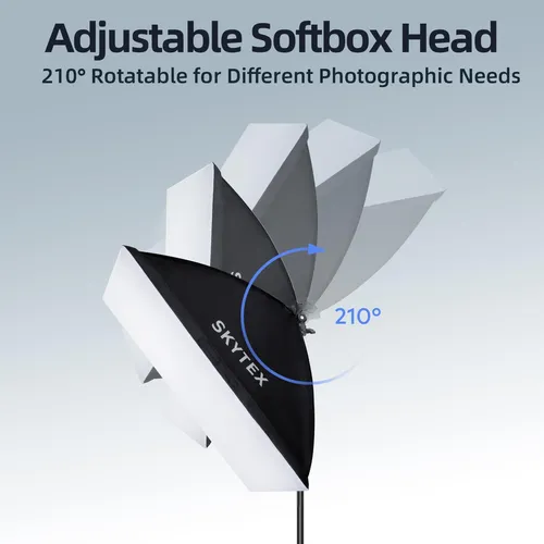 Kit De Iluminación Softbox Skytex 20x28 Pulgadas Soft Box 85