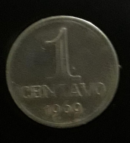 Moeda 1 Centavo Ano 1969