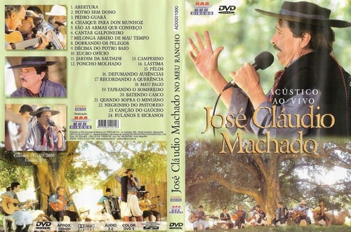 Imagem 1 de 1 de Dvd - José Claudio Machado - Ao Vivo No Meu Rancho