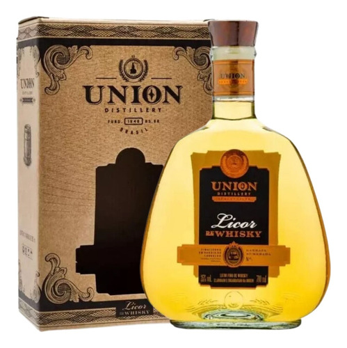 Licor De Whisky Union Distillery Brasil 700ml 35% C/ N.f.