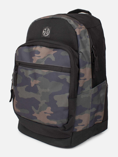 Mochila Escolar Front Print Military 5am144 Maui And Sons 