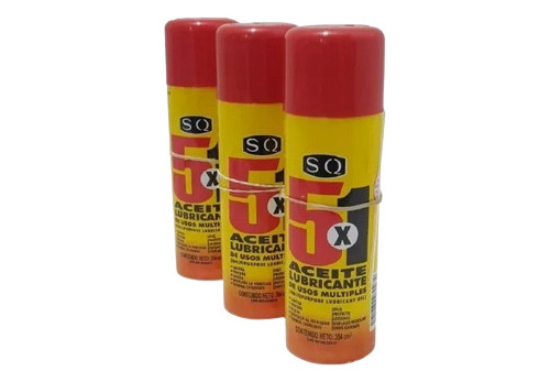 Aceite Lubricante Spray 5x1 Sq Multiuso Grande 354cm3