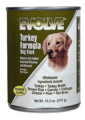 Alimento Para Perro -evolve Pavo Lata 13.2 Oz