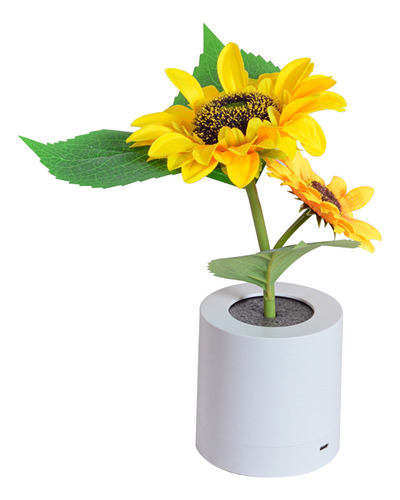 Luz Nocturna De Simulación Led De Girasol No Recargable Roo