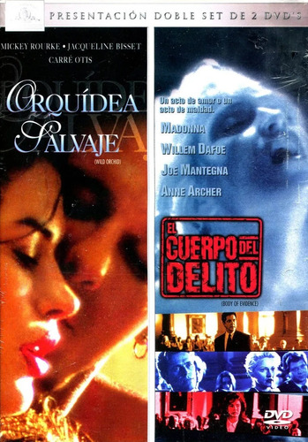 Orquidea Salvaje ( 1990 ) Y Cuerpo Del Delito ( 1993 ) Dvd