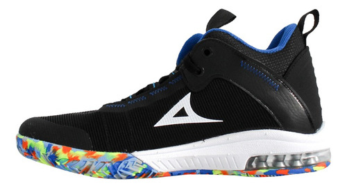 Tenis Basquetbol Hombre Pirma 2011 Anderson Negro Blanco Rey
