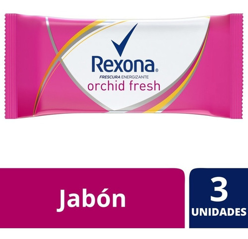 Rexona Jabón En Barra Orchid Fresh 3x125g