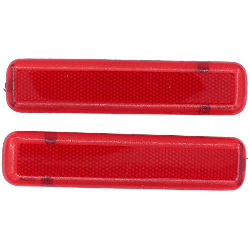 Pack De 2 Paneles Reflectores Rojos Puerta Trasera, Lad...