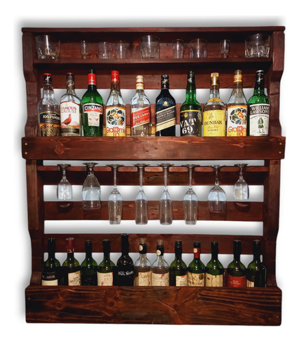 Bar Botellero En Madera ..