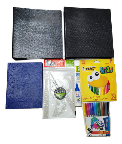 Kit Escolar 9 Piezas. Ver Descripción Completa