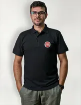 Comprar Remera Polo Chomba Moda Hombre Caballero Bordada Logo Fiat