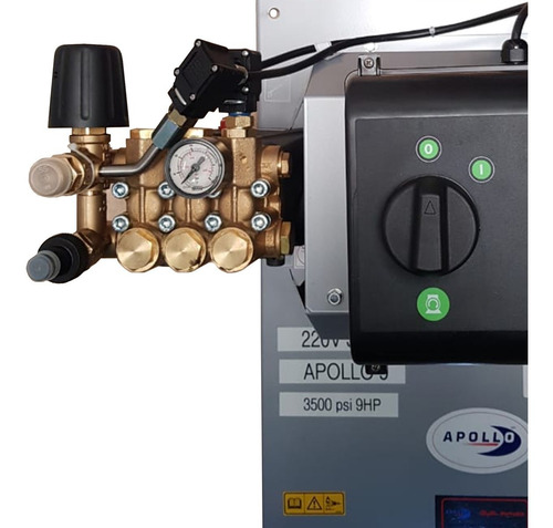 Imagen 4 de 10 de Hidrolavadora Industrial 9 Hp 3500psi Trifásica Automática
