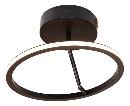 Lámpara De Techo Led De Techo Designers 24069-2 Estructura Color Negro Y Luz Neutra