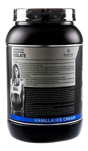 Imagen 3 de 3 de Proteína Sascha Fitness Isolate - Vainilla