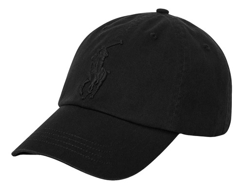 Polo Ralph Lauren Gorra China Big Pony Hombre, Negro (talla