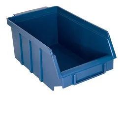 Comprar Caixa Bin Organizadora Plástica Nº6 Azul Caixa Com 5 Peças no Mercado Livre