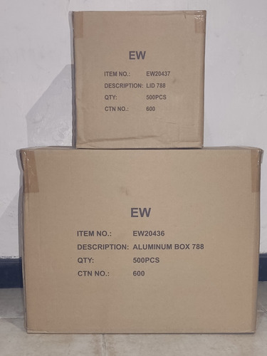 Imagen 3 de 3 de Envases De Aluminio #420 X Bulto