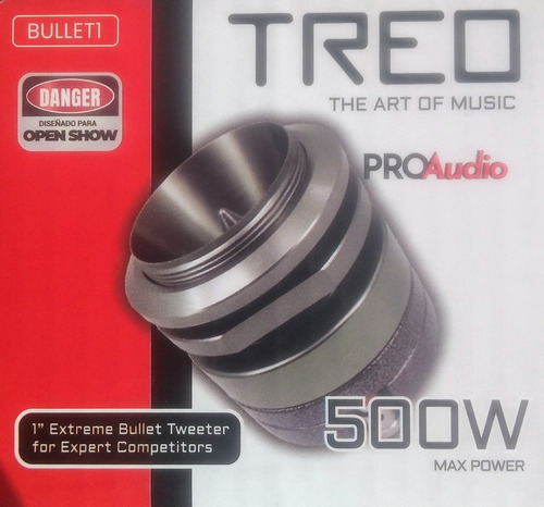 Par De Tweeter De Bala Con Rosca. Treo. Bullet1. 250w Rms.