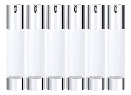 Ha 10 Pcs 50ml Botellas De Bomba Dispensador Cosmético De