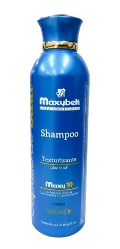 Shampo Maxybelt Capullo De Seda Texturizante Libre De Sal