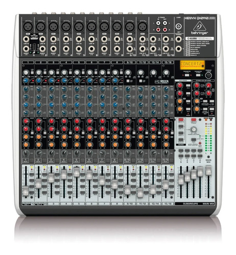 Imagem 2 de 3 de Mesa De Som Behringer Xenyx Qx2442 Usb Mixer 24 Canais