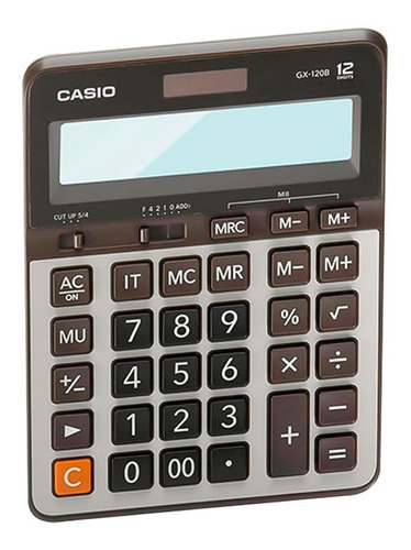 Calculadora De Escritorio Casio Gx-120b  12 Dígitos  