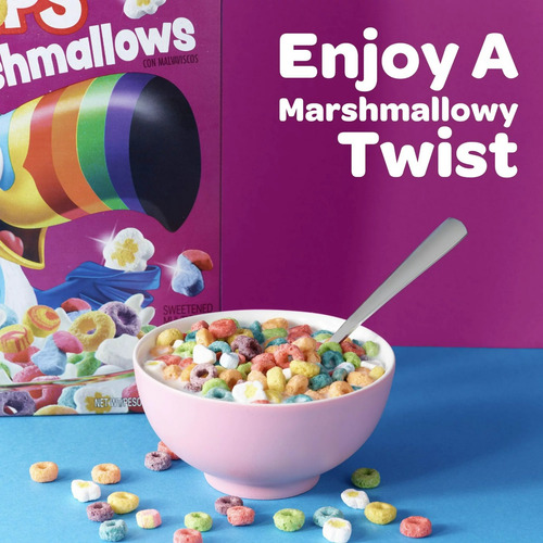 Cereal Americano Froot Loops Marshmallows Mega Size 671g
