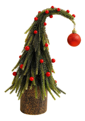 Mini De Navidad Artificial, Adorno Navideño 30 Centímetros