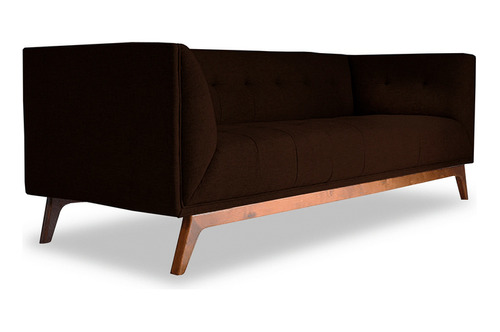 Mueble Sofa Liverpool Suede Chocolate 1pz Sala Sofa