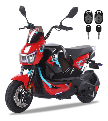 Alessia E-bikes Bicicleta Eléctrica A01 Hunter Con Caja 800w Rojo