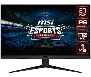 Monitor gamer MSI G2712 LCD 27" negro 100V/240V