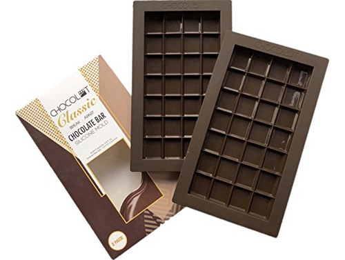 Moldes Para Barras De Chocolate Chocolot 2, De Silicona, Bri