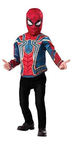 Disfraz Talla 4|6 Para Niños Traje De Spiderman De Lujo