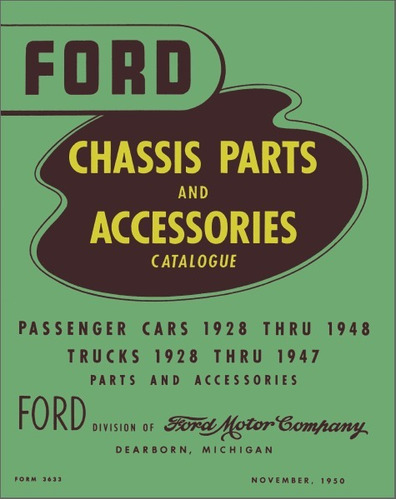 Ford 1928-1948 Manual De Partes Cars-truck Version Papel