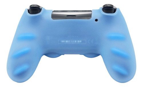 Funda Silicon Compatible Con Control Ps4 Azul