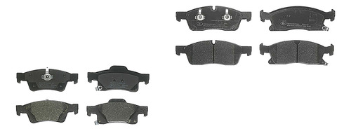 Jgo Balatas Del+tras Brembo Jeep Grand Cherokee 12-21