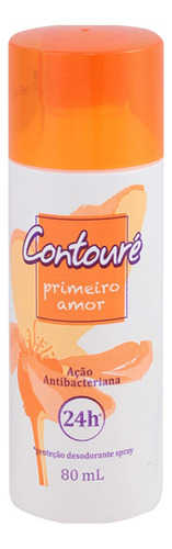 Desodorante em spray Contoure Desodorante Spray Contouré Primeiro Amor Ação Antibacteriana 24h de Proteção 80ml Primeiro Amor cítricas 80 ml